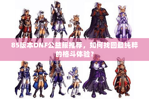 85版本DNF公益服推荐，如何找回最纯粹的格斗体验？