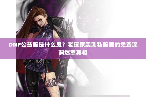 DNF公益服是什么鬼？老玩家亲测私服里的免费深渊爆率真相