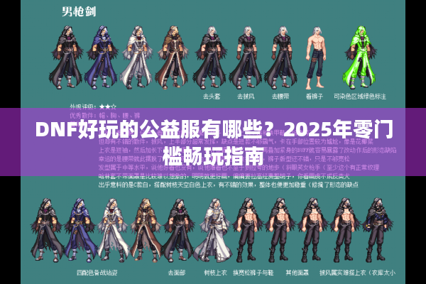 DNF好玩的公益服有哪些？2025年零门槛畅玩指南