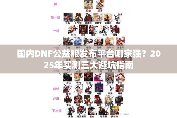 国内DNF公益服发布平台哪家强？2025年实测三大避坑指南