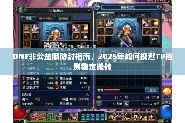 DNF非公益服防封指南，2025年如何规避TP检测稳定搬砖