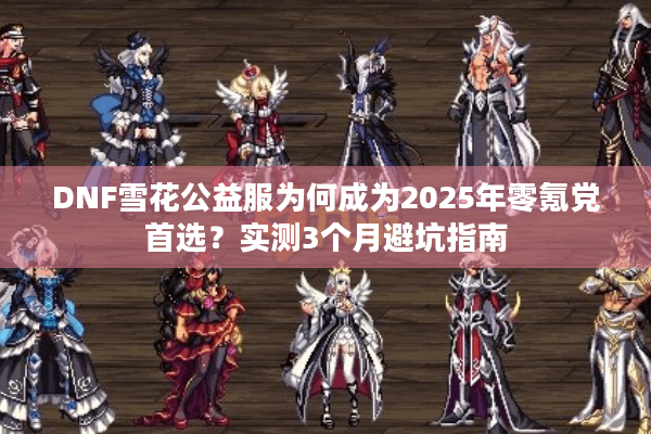 DNF雪花公益服为何成为2025年零氪党首选？实测3个月避坑指南