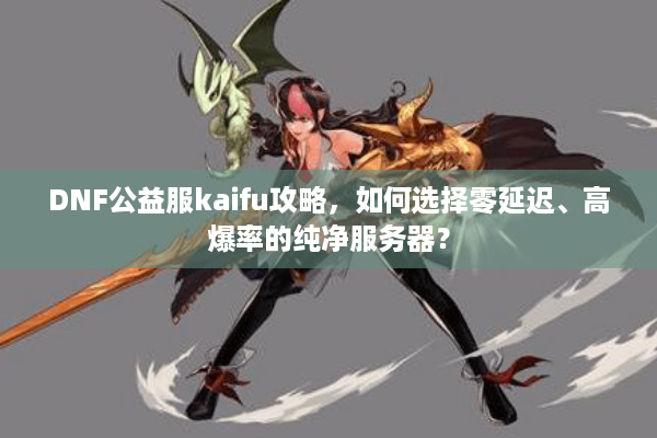 DNF公益服kaifu攻略，如何选择零延迟、高爆率的纯净服务器？