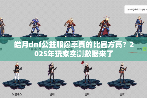 皓月dnf公益服爆率真的比官方高？2025年玩家实测数据来了
