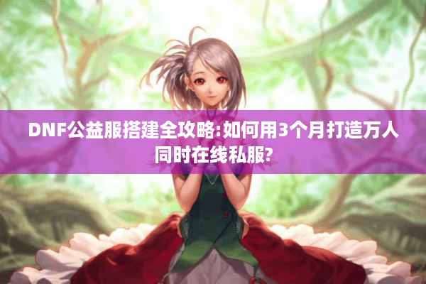 DNF公益服搭建全攻略:如何用3个月打造万人同时在线私服?