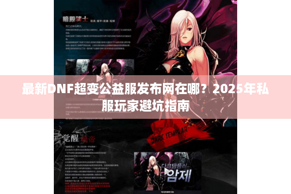 最新DNF超变公益服发布网在哪？2025年私服玩家避坑指南