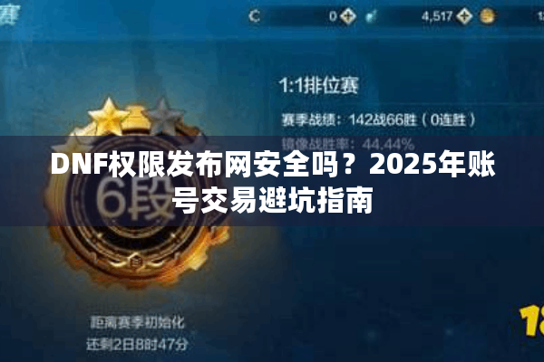 DNF权限发布网安全吗？2025年账号交易避坑指南