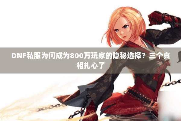 DNF私服为何成为800万玩家的隐秘选择？三个真相扎心了