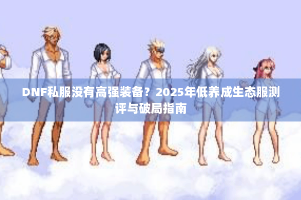 DNF私服没有高强装备？2025年低养成生态服测评与破局指南