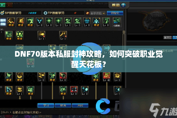 DNF70版本私服封神攻略，如何突破职业觉醒天花板？