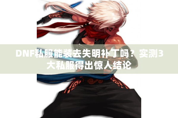 DNF私服能装去失明补丁吗？实测3大私服得出惊人结论
