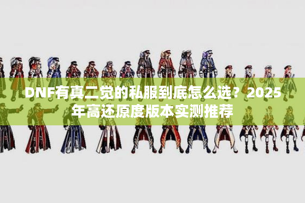 DNF有真二觉的私服到底怎么选？2025年高还原度版本实测推荐